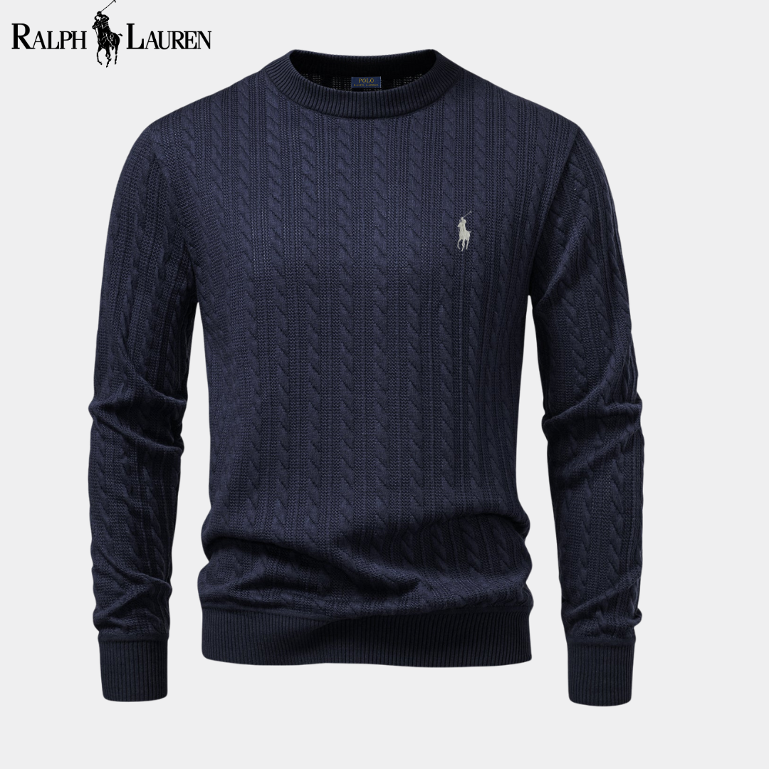 Ꮢalph Ⅼauren Striped Jacquard Sweater