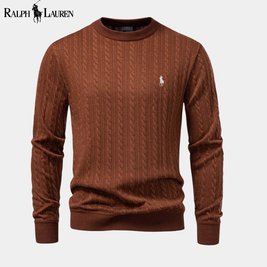 Ꮢalph Ⅼauren Striped Jacquard Sweater