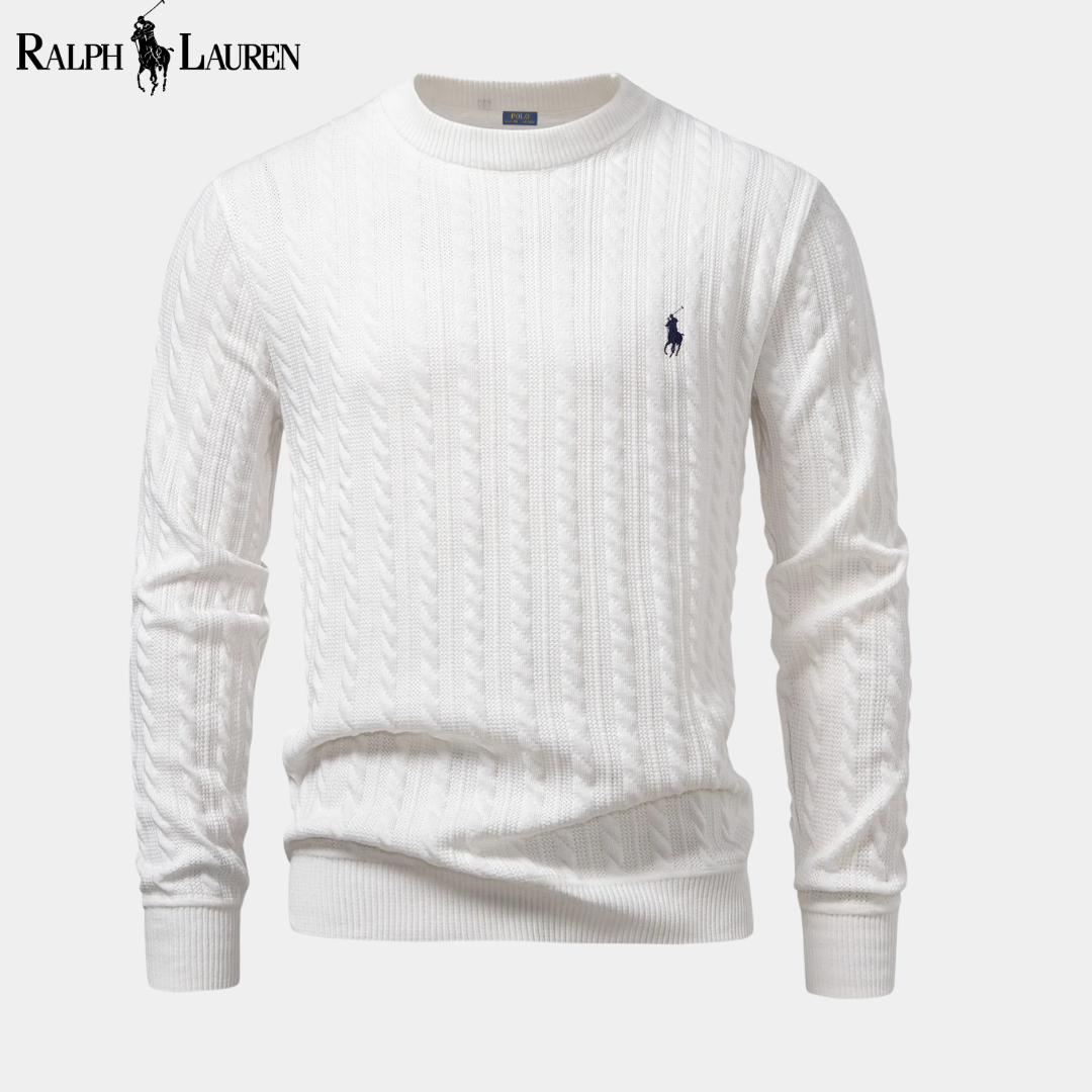 Ꮢalph Ⅼauren Striped Jacquard Sweater