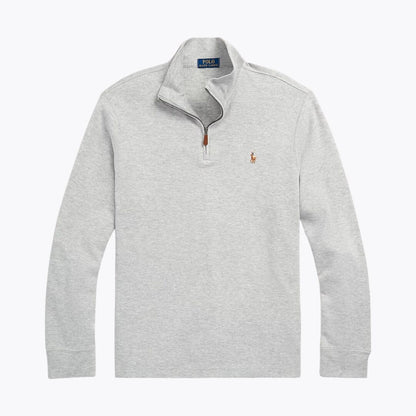 RL Estate-Rib Quarter-Zip Pullover